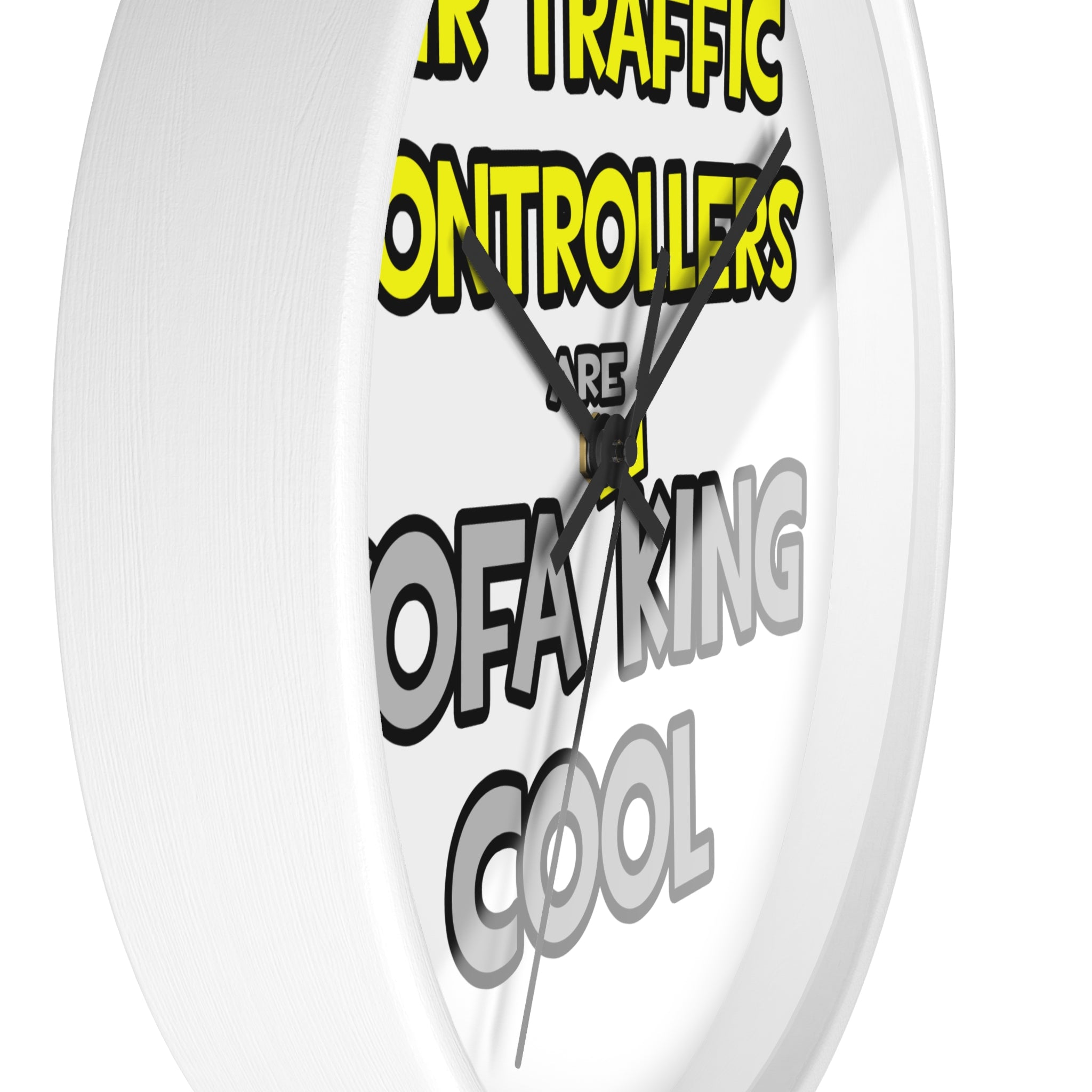 Air Traffic Controllers Are Sofa King Cool - Wall Clock