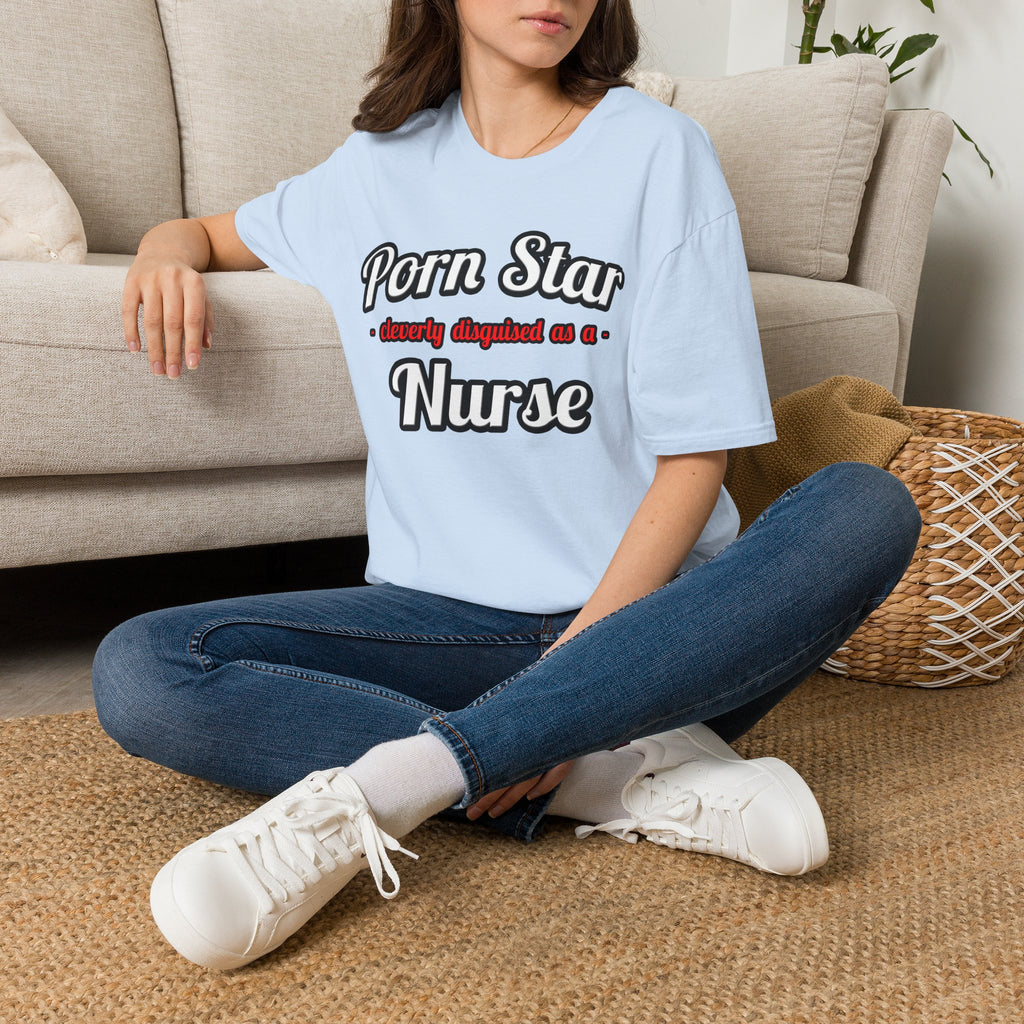 Porn Star...Nurse - Unisex Softstyle T-Shirt