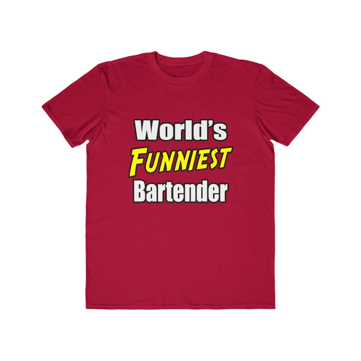 World's Funniest Bartender - Men's Lightweight Fashion Tee