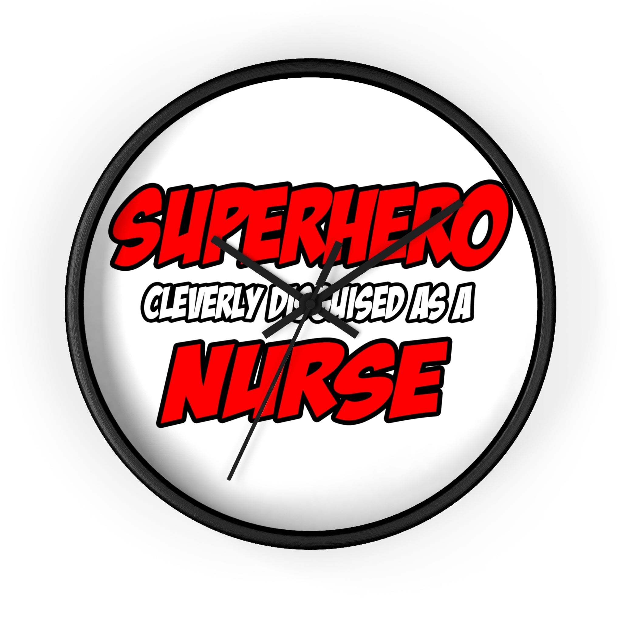 Superhero...Nurse - Wall Clock