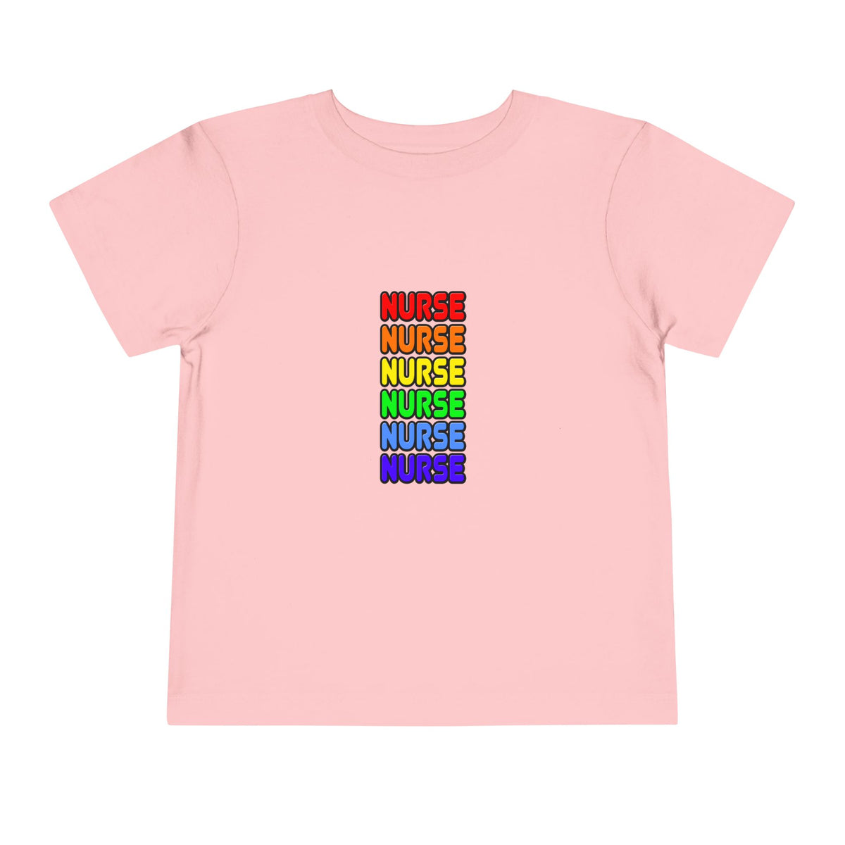 Rainbow Nurse - Toddler Short Sleeve Tee