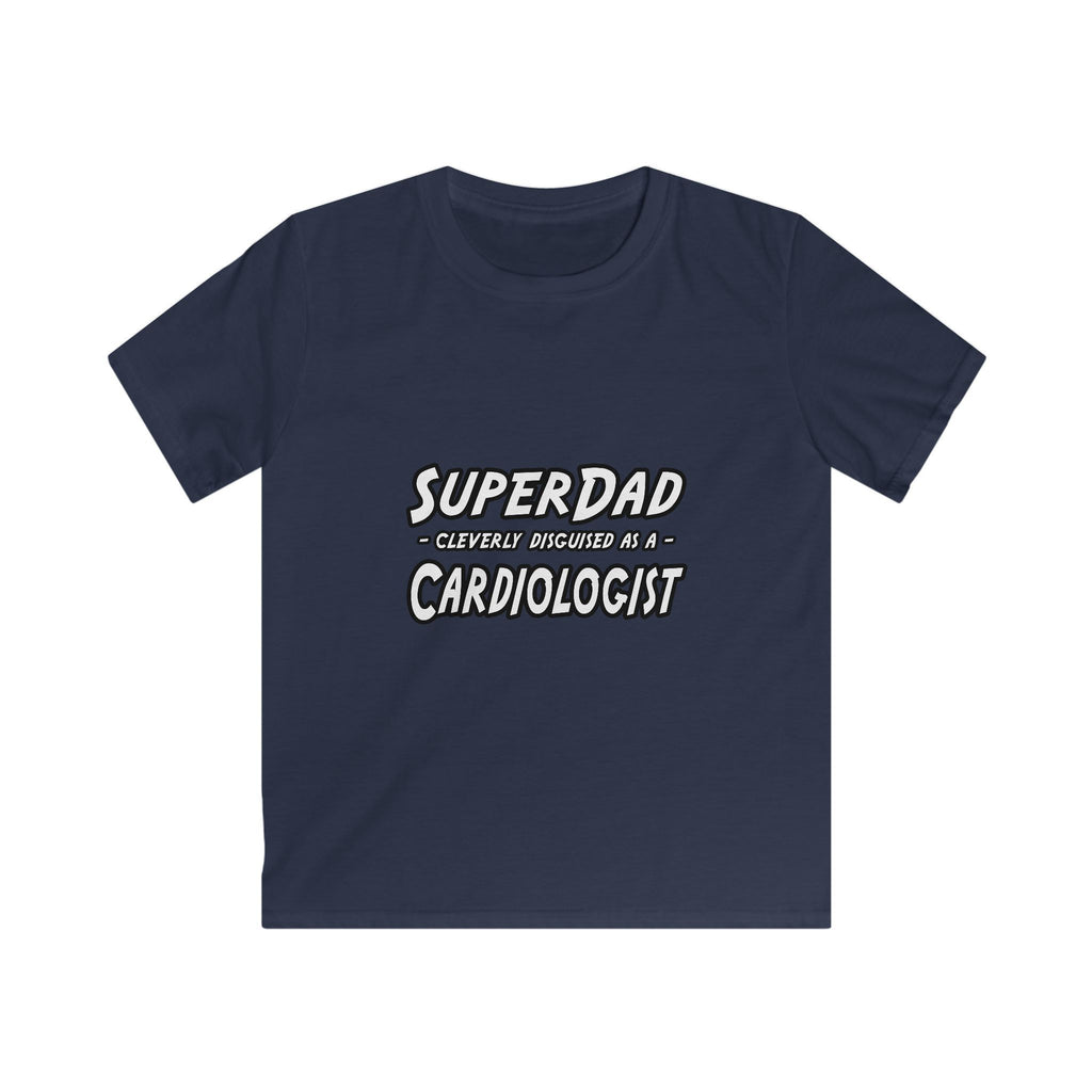 SuperDad...Cardiologist - Kids Softstyle Tee