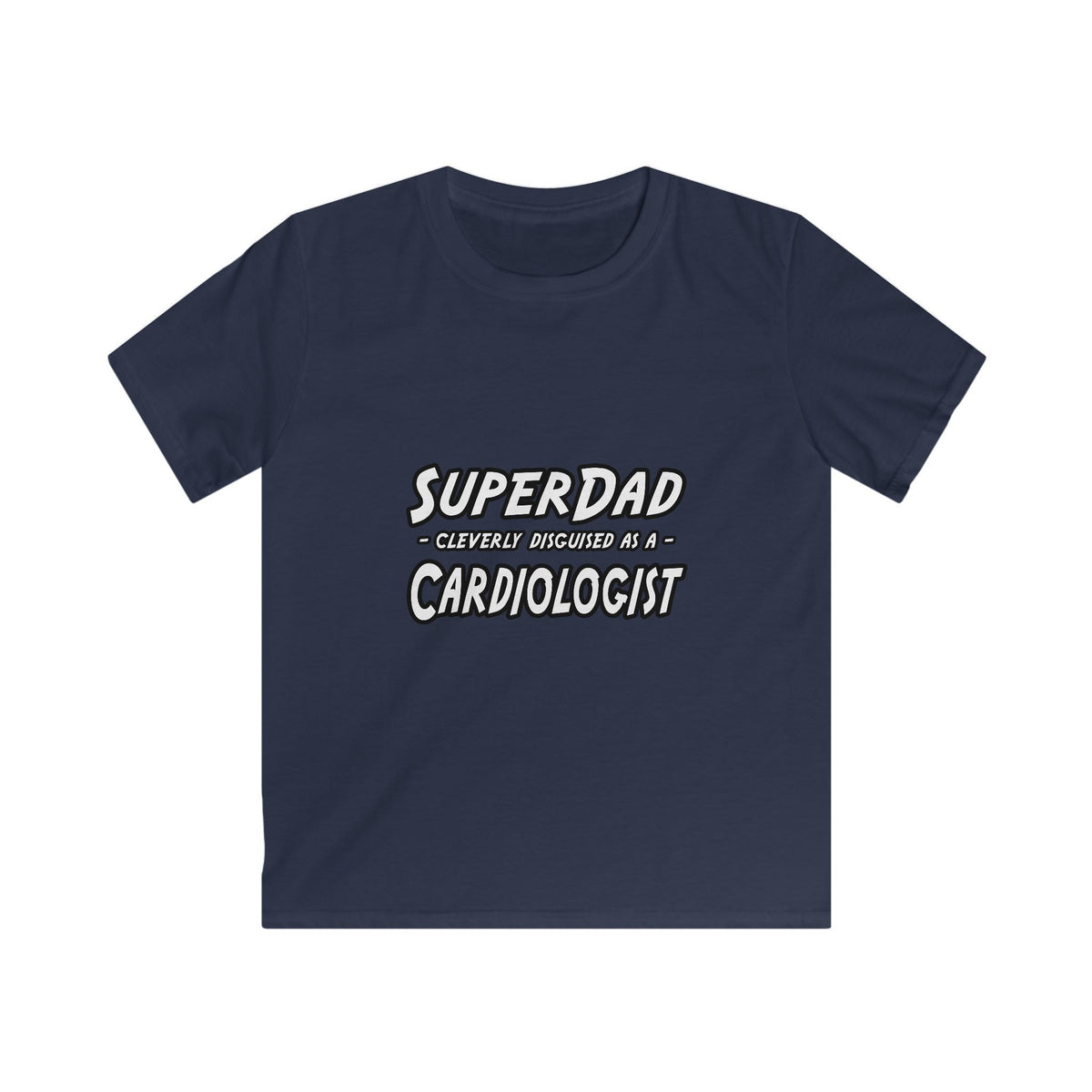 SuperDad...Cardiologist - Kids Softstyle Tee