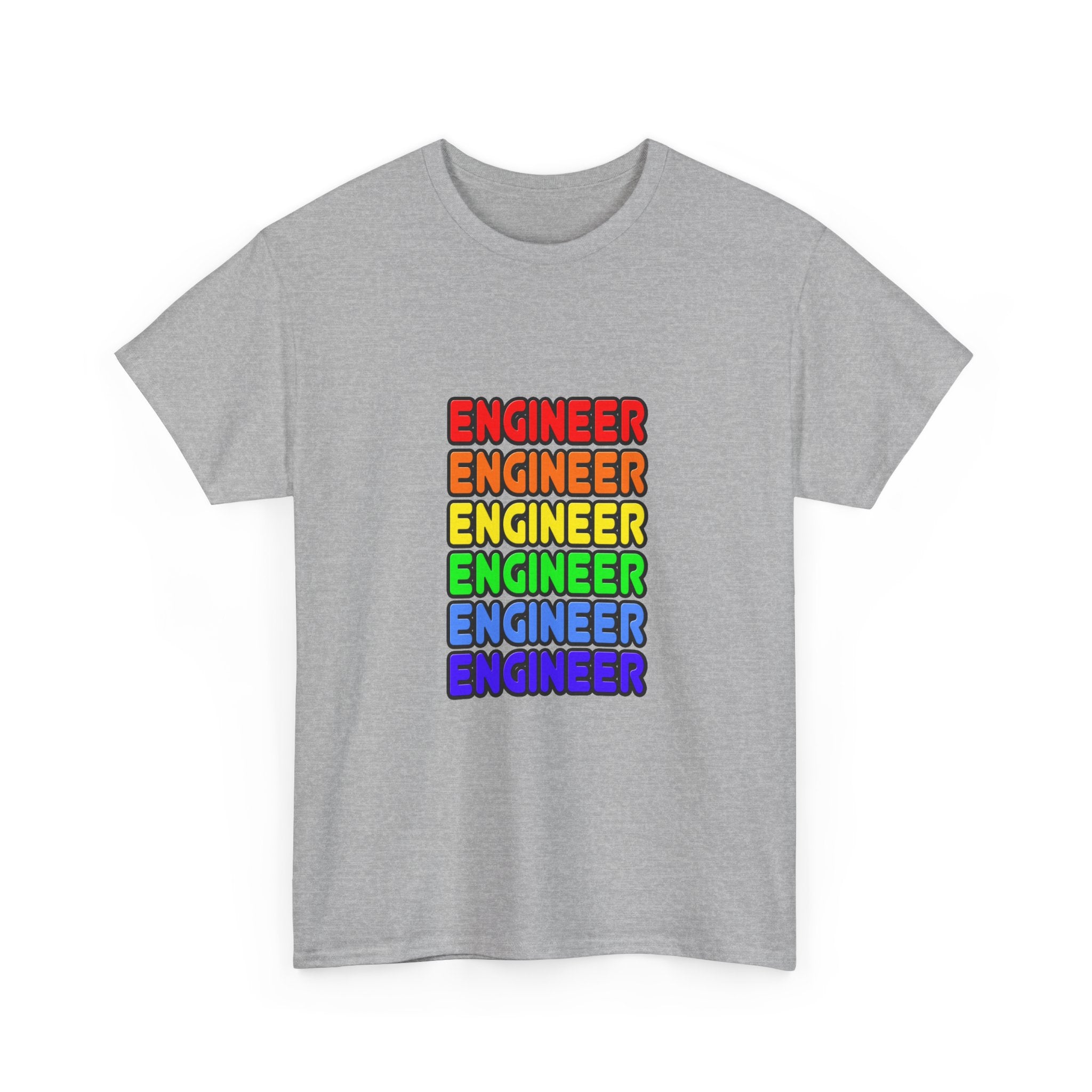 Rainbow Engineer - Unisex Heavy Cotton Tee