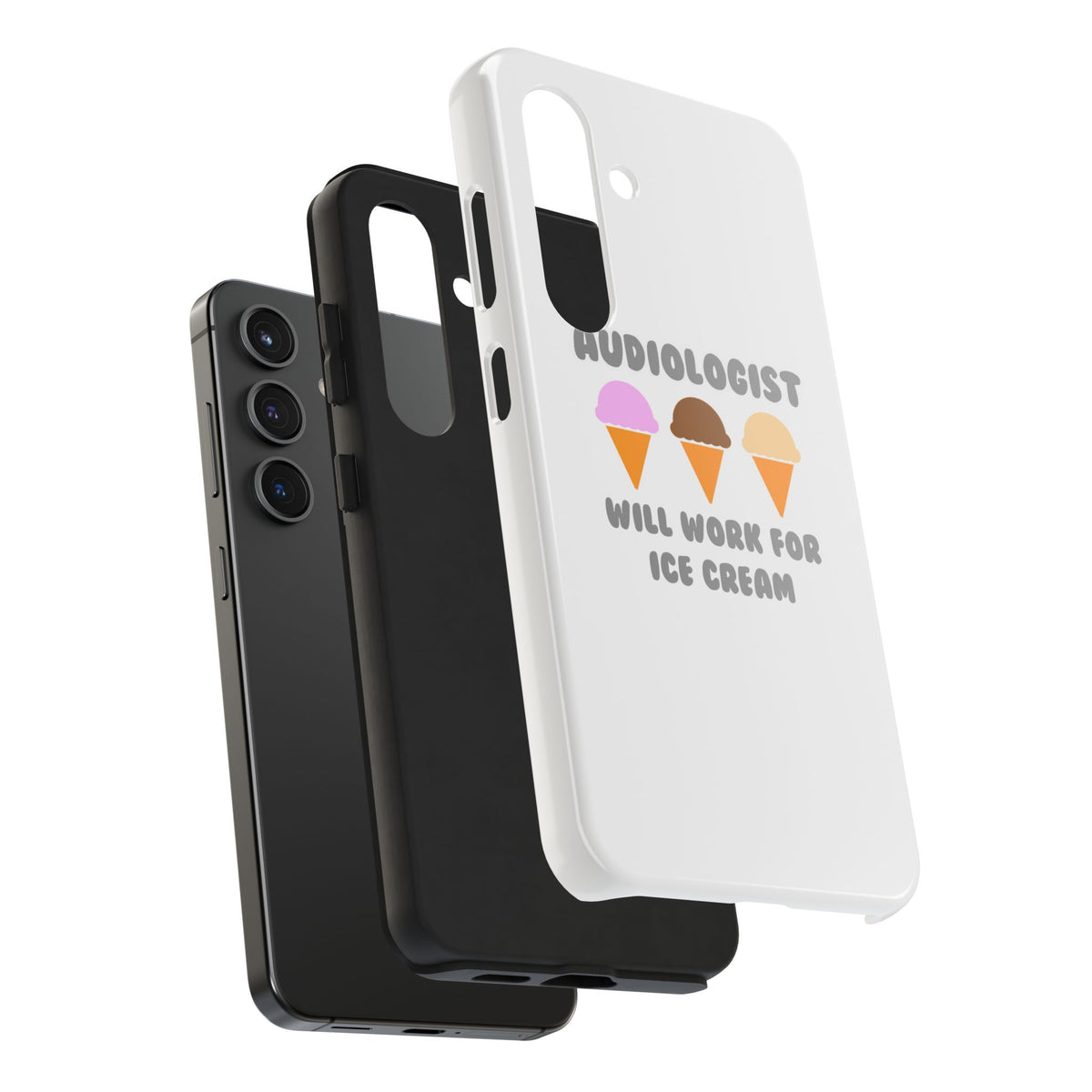 Audiologist ... Will Work For Ice Cream - Tough Phone Cases