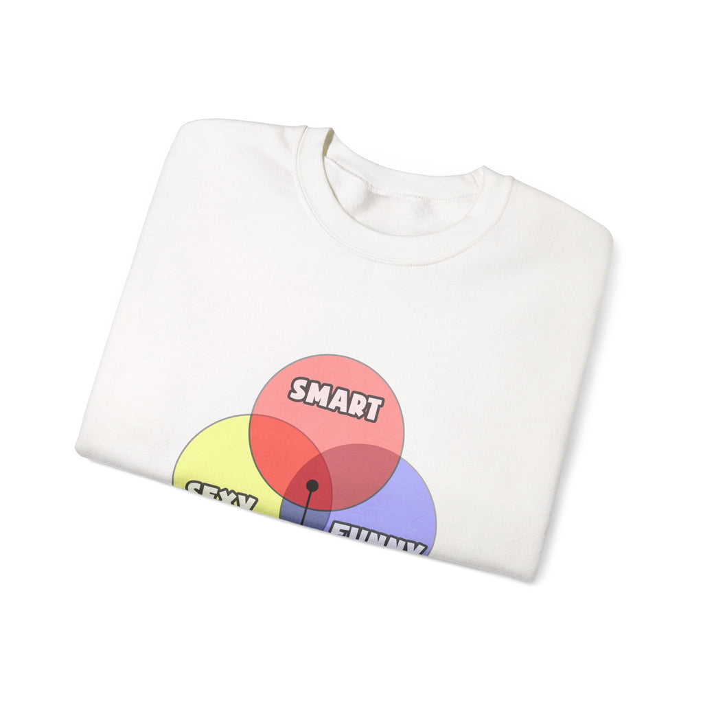 Venn Diagram .. Administrative Assistants - Unisex Heavy Blend™ Crewneck Sweatshirt