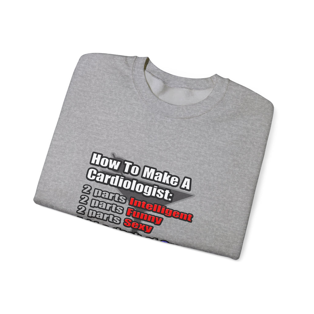 How To Make a Cardiologist - Unisex Heavy Blend™ Crewneck Sweatshirt