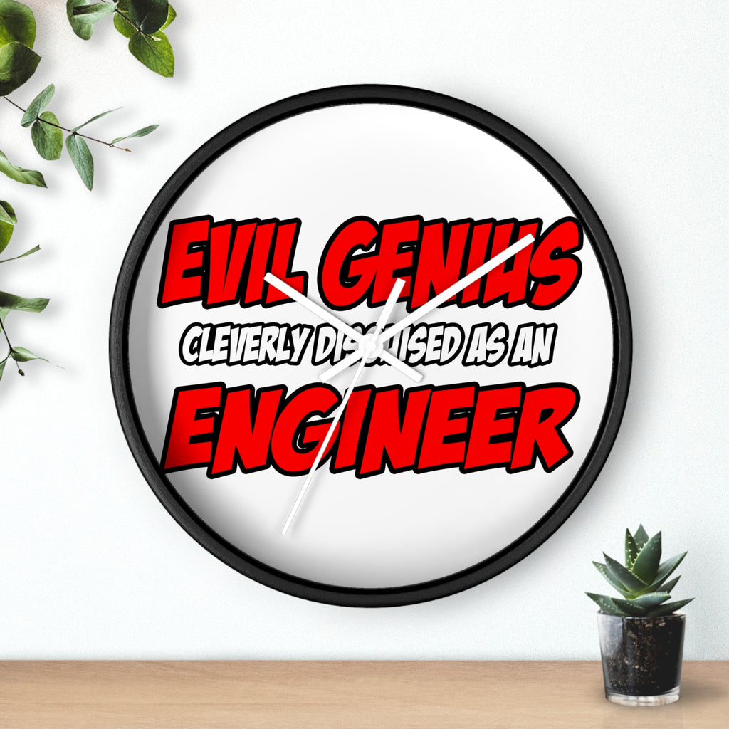 Evil Genius...Engineer - Wall Clock