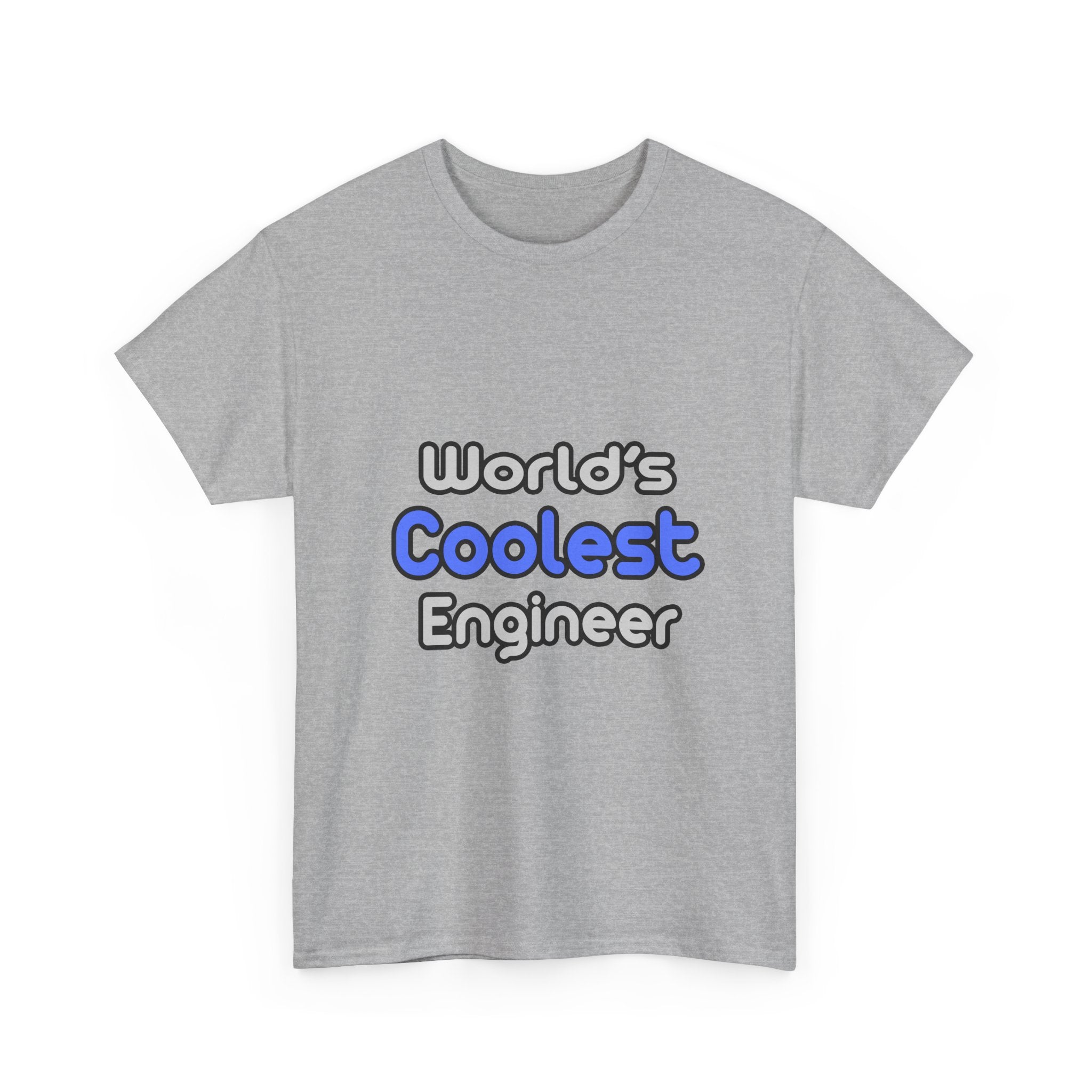 World's Coolest Engineer - Unisex Heavy Cotton Tee