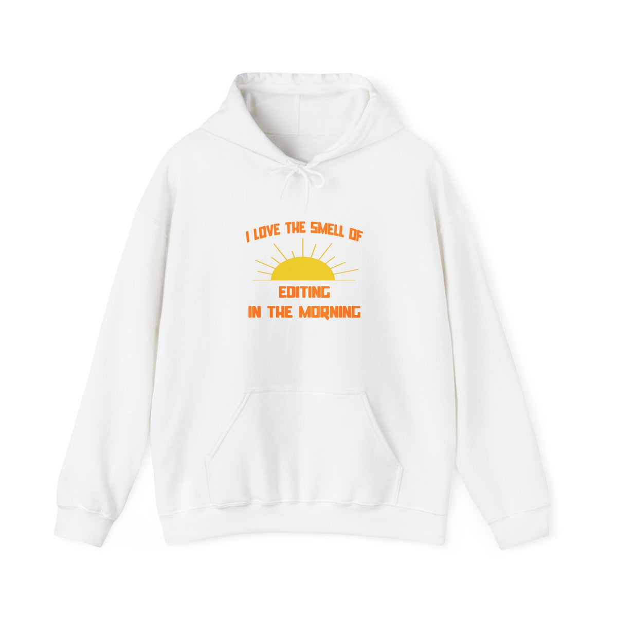 Smell of Editing in the Morning - Unisex Heavy Blend™ Hooded Sweatshirt