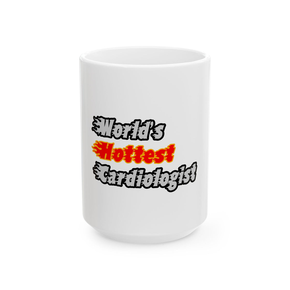 World's Hottest Cardiologist - Ceramic Mug, (11oz, 15oz)