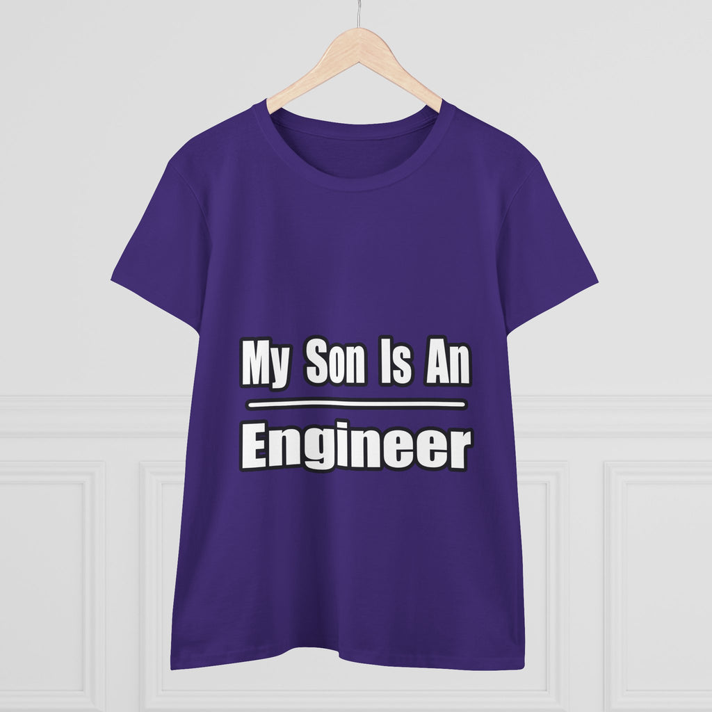 My Son Engineer - Women's Midweight Cotton Tee