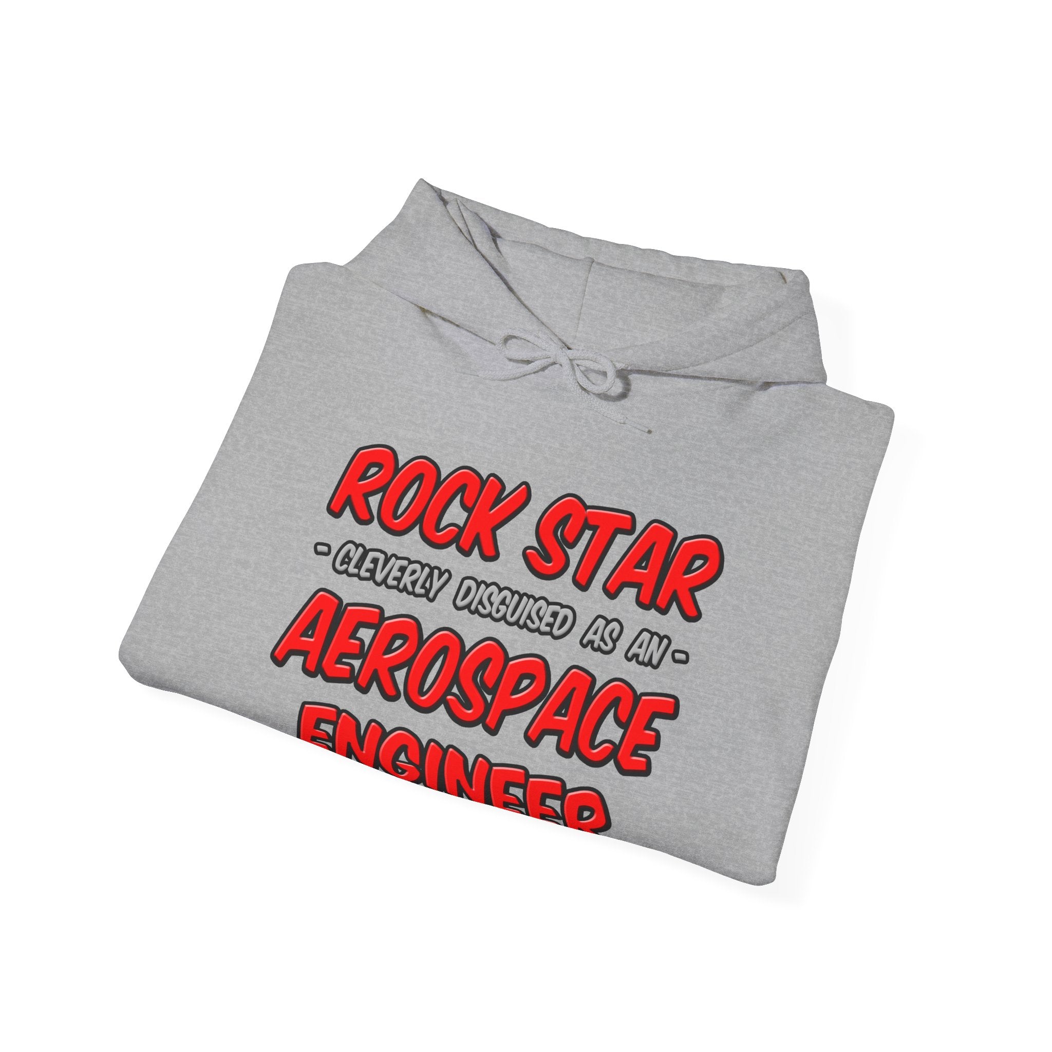 Rock Star...Aerospace Engineer - Unisex Heavy Blend™ Hooded Sweatshirt