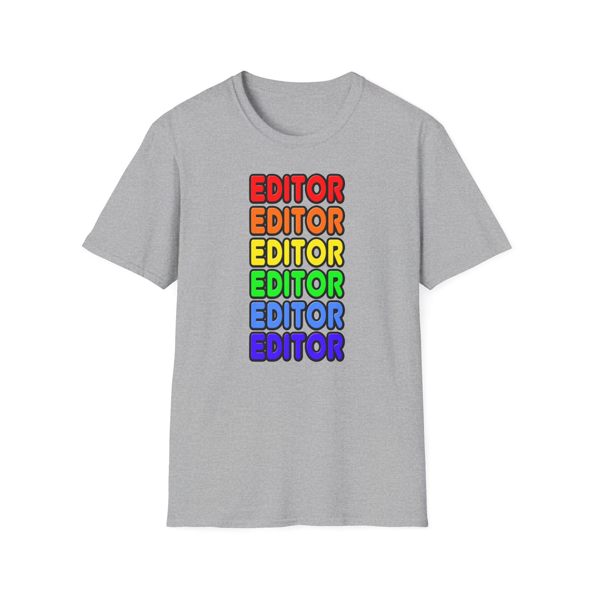 Rainbow Editor - Unisex Softstyle T-Shirt