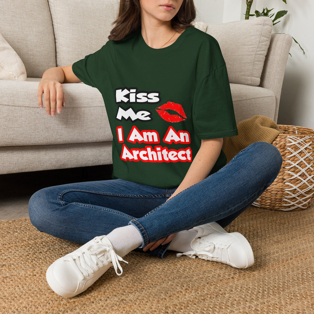 Kiss Me...I Am An Architect - Unisex Softstyle T-Shirt