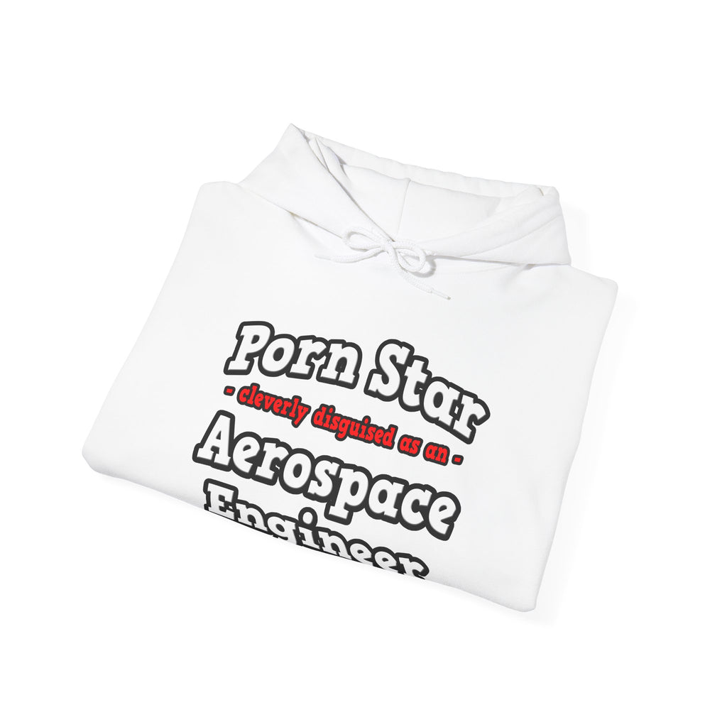 Porn Star...Aerospace Engineer - Unisex Heavy Blend™ Hooded Sweatshirt