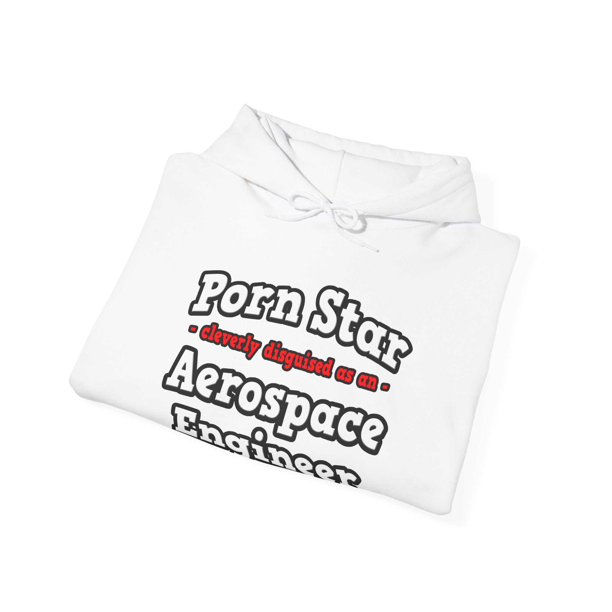 Porn Star...Aerospace Engineer - Unisex Heavy Blend™ Hooded Sweatshirt