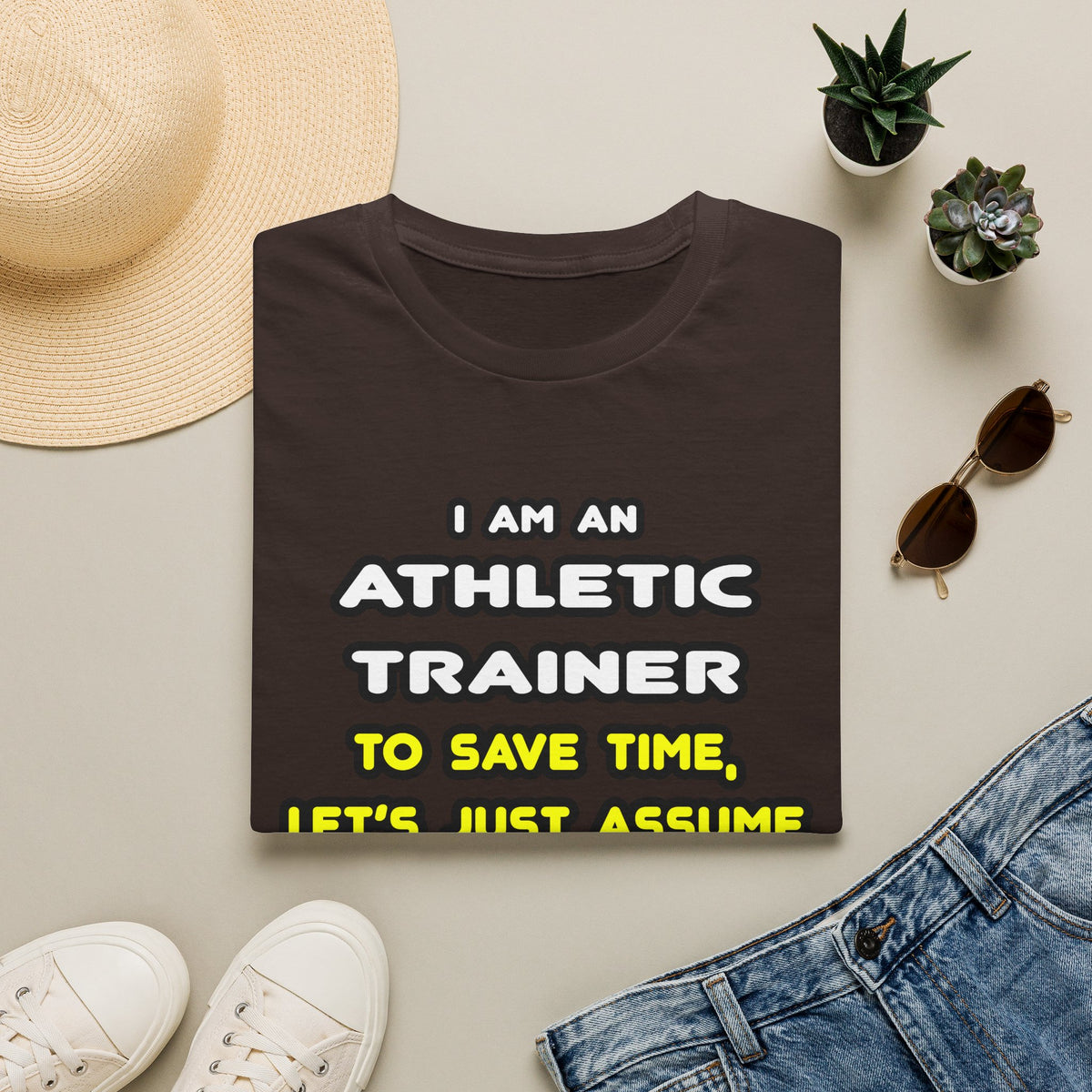 Funny Athletic Trainer T Shirts - Unisex Softstyle T-Shirt