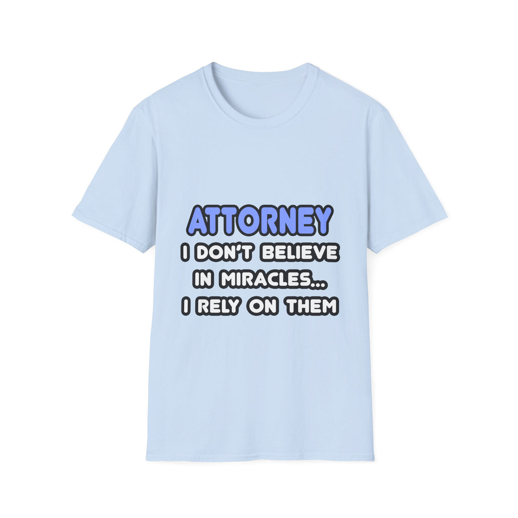Miracles and Attorneys - Unisex Softstyle T-Shirt