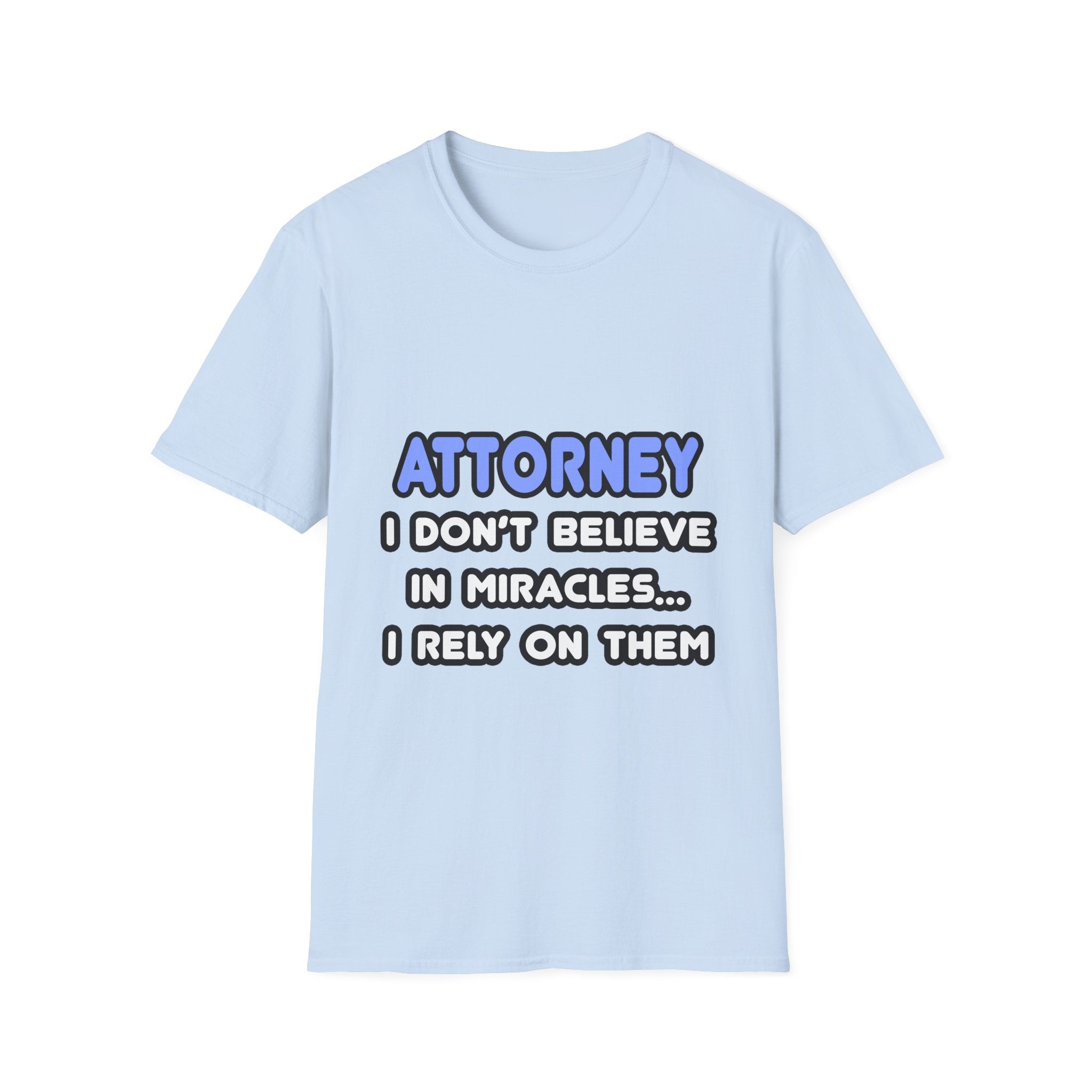 Miracles and Attorneys - Unisex Softstyle T-Shirt