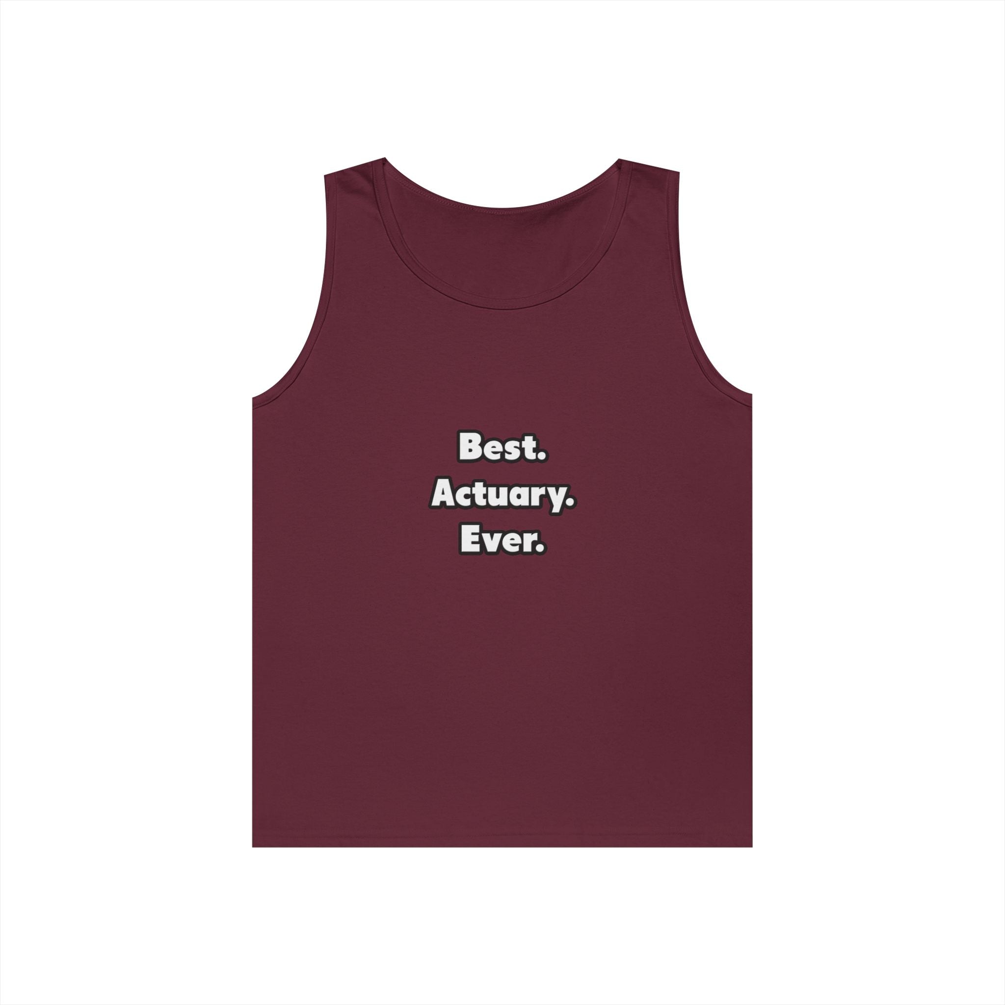Best. Actuary. Ever - Unisex Heavy Cotton Tank Top