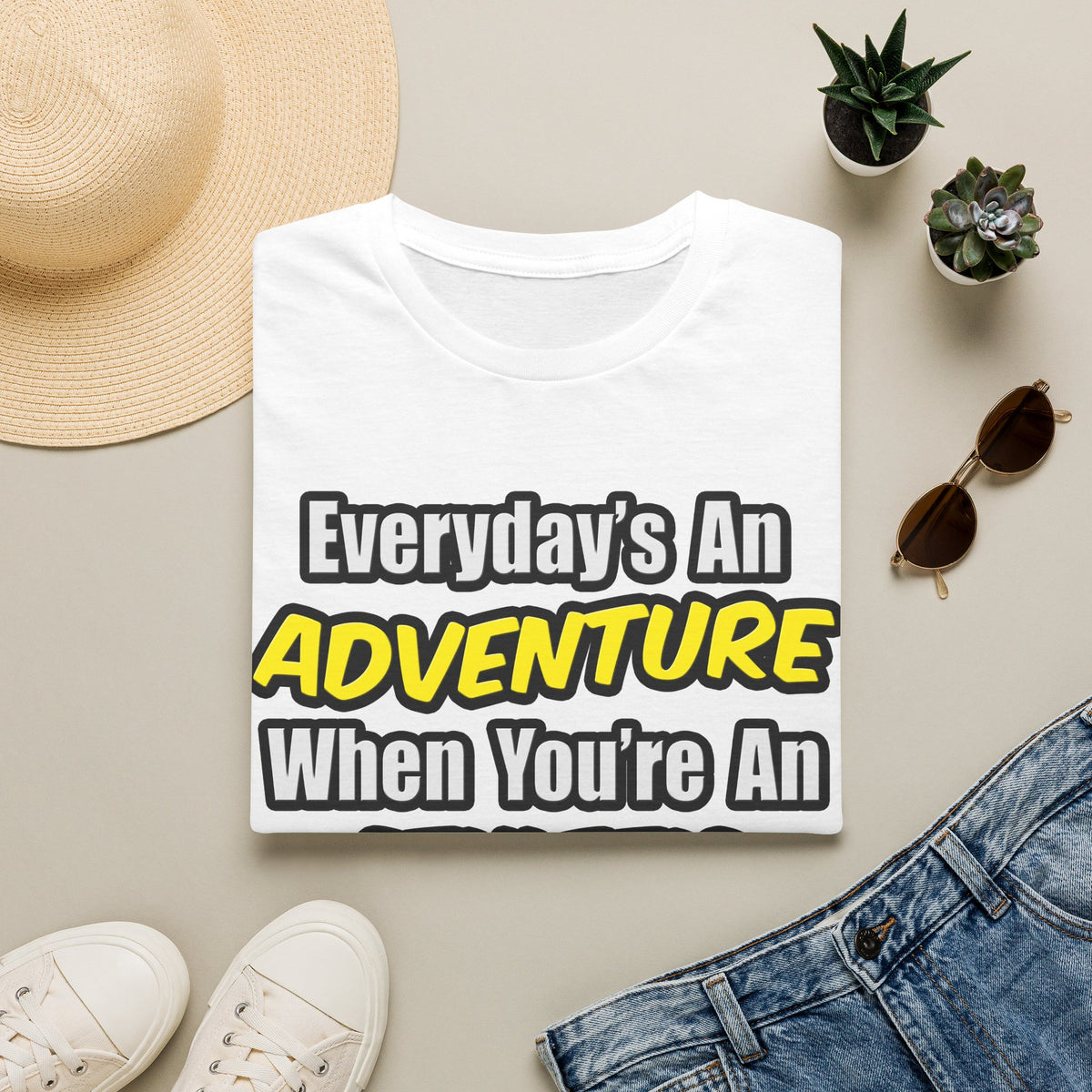 Everyday's An Adventure .. Athletic Trainer - Unisex Softstyle T-Shirt