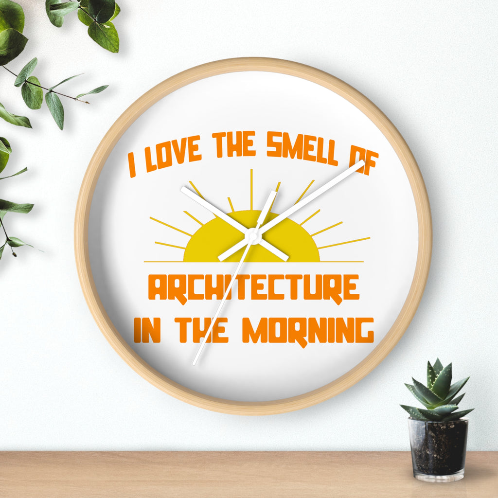 Smell of Architecture in the Morning - Wall Clock