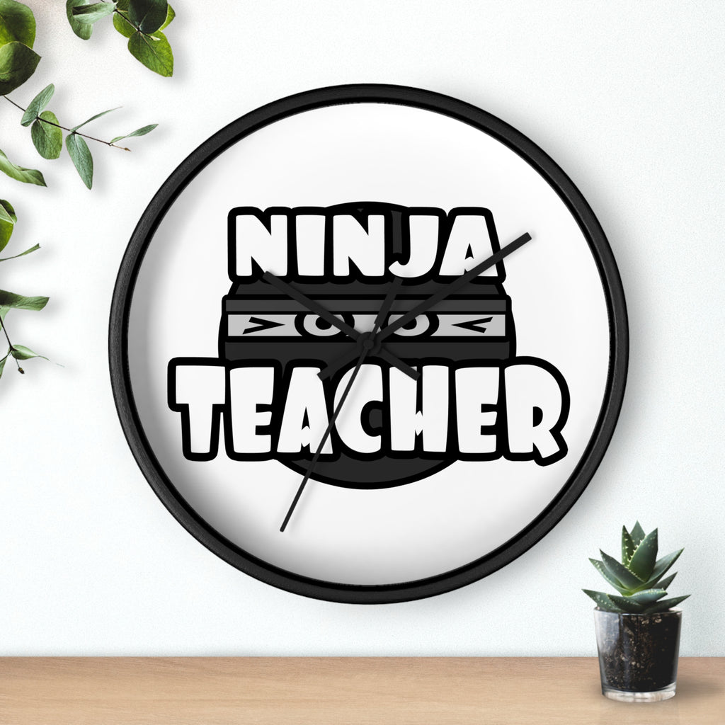 Ninja Teacher - Wall Clock