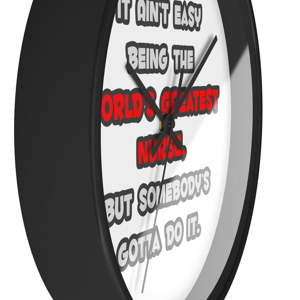 World's Greatest Nurse Joke - Wall Clock