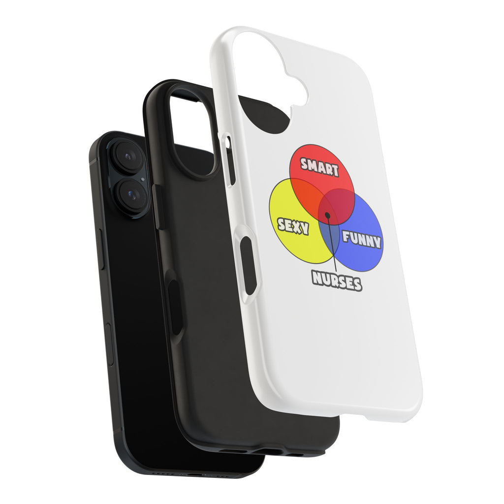 Venn Diagram .. Nurses - Tough Phone Cases