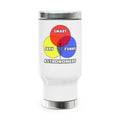 Venn Diagram .. Astronomers - Stainless Steel Travel Mug with Handle, 14oz