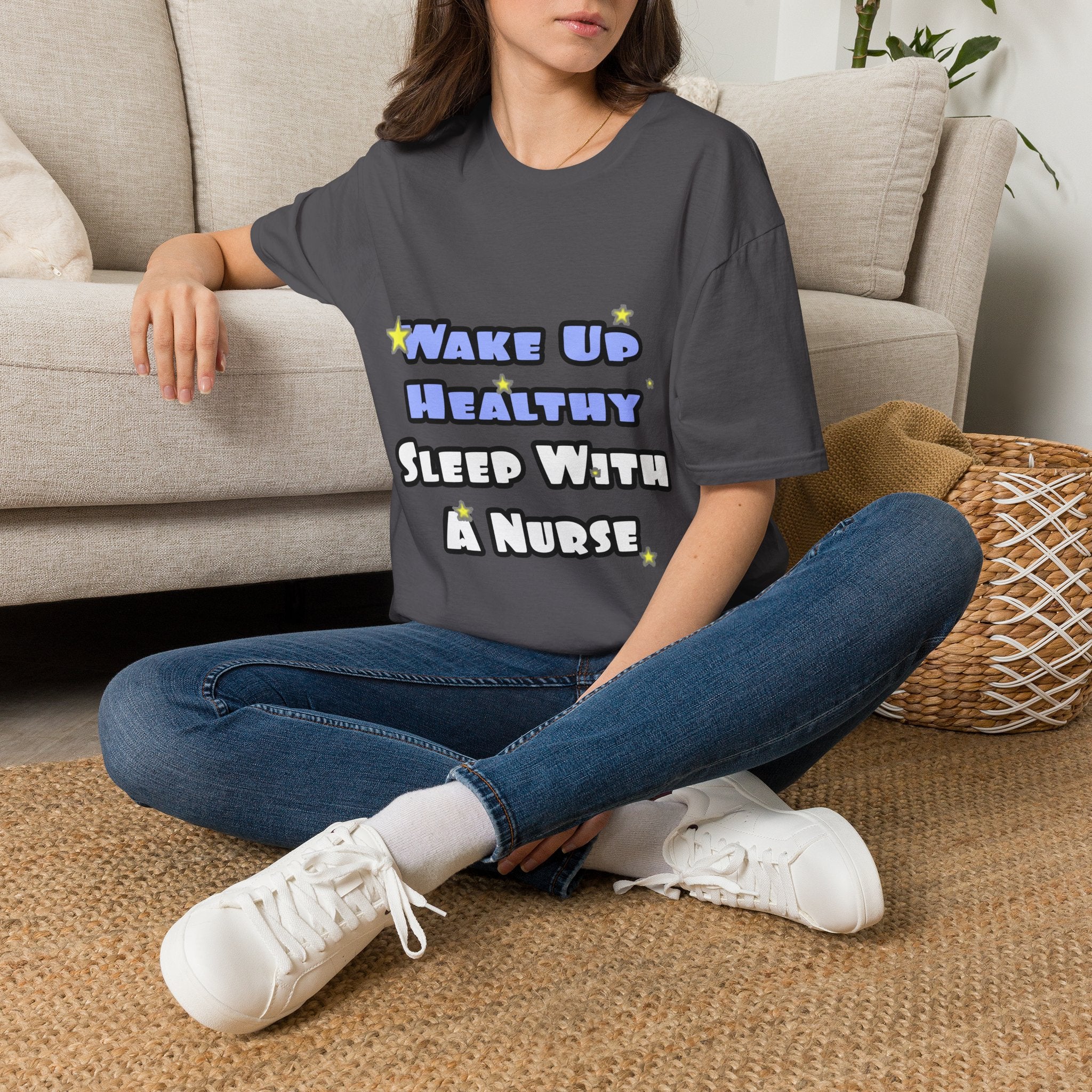 Wake Up Healthy...Sleep With a Nurse - Unisex Softstyle T-Shirt
