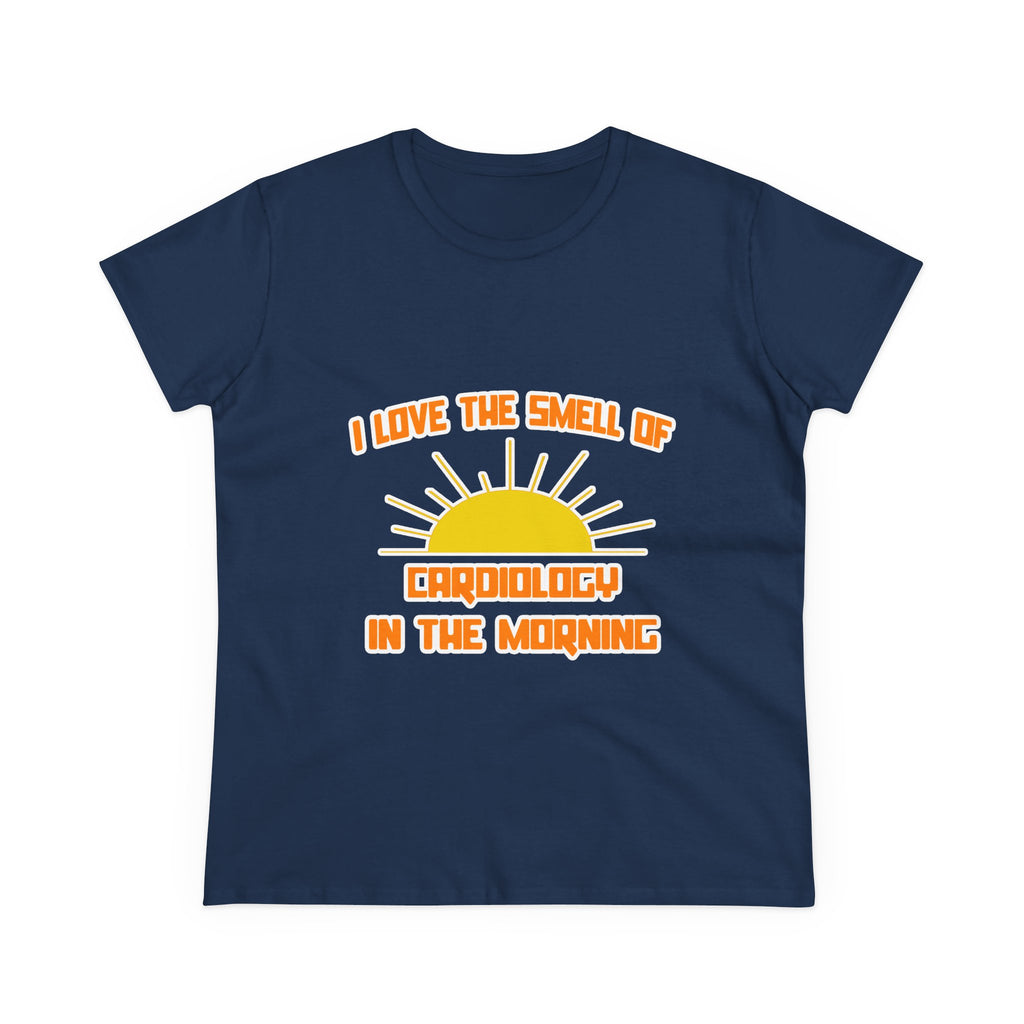 Smell of Cardiology in the Morning - Women's Midweight Cotton Tee