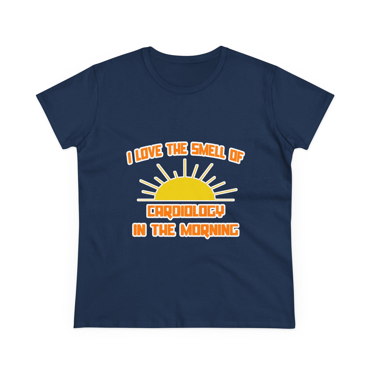 Smell of Cardiology in the Morning - Women's Midweight Cotton Tee