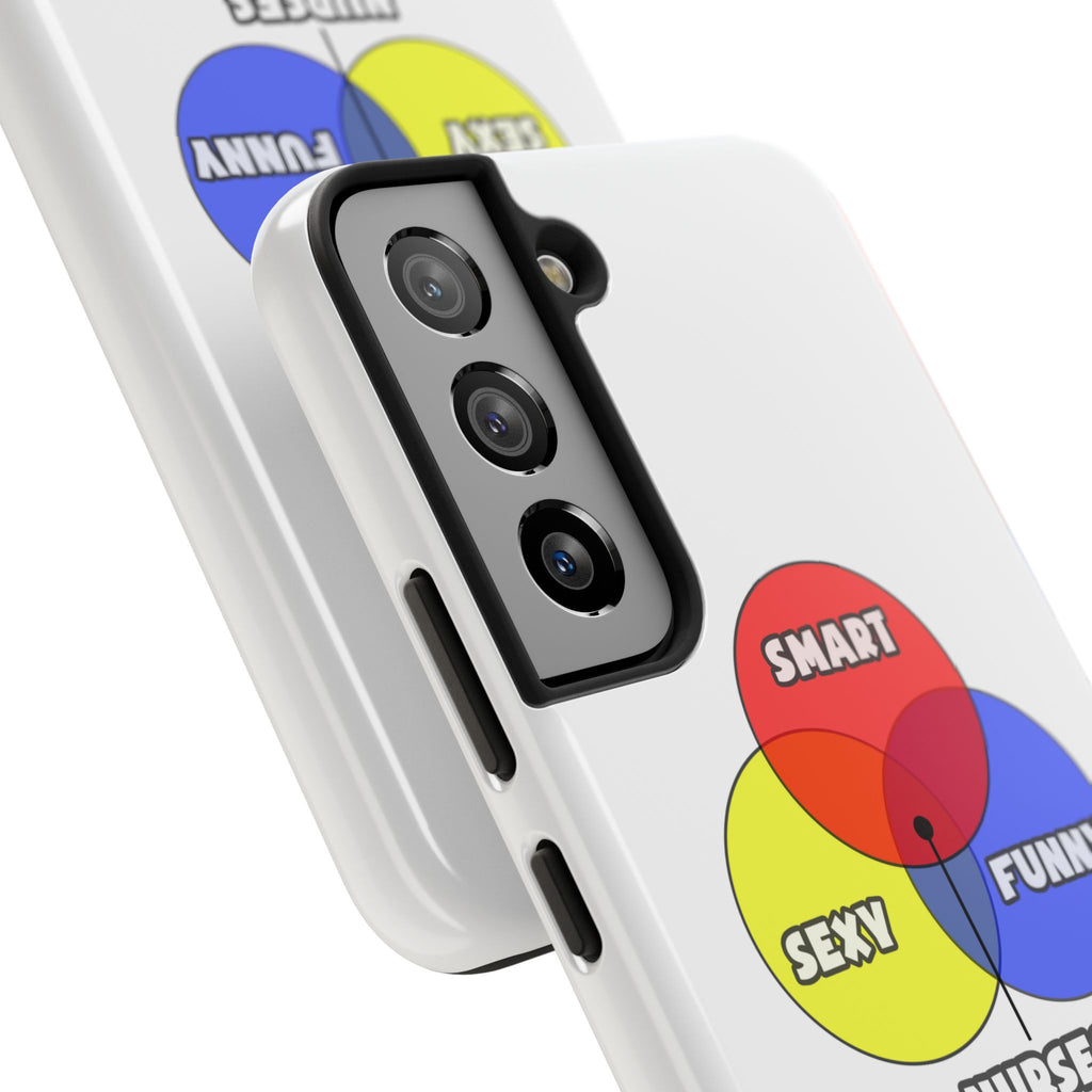 Venn Diagram .. Nurses - Tough Phone Cases