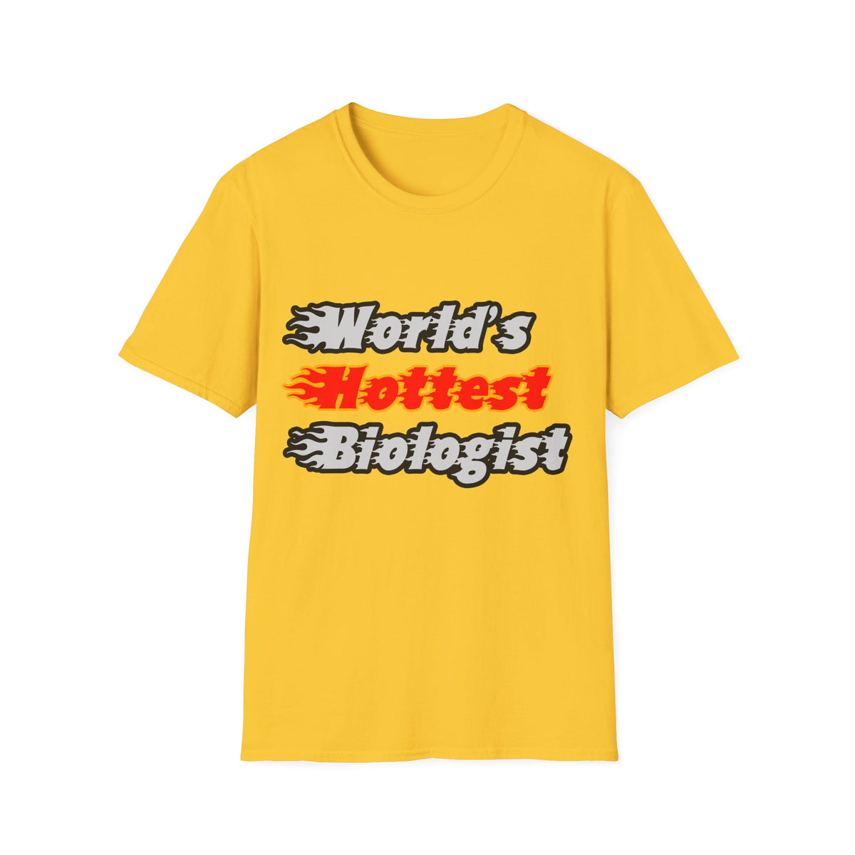 World's Hottest Biologist - Unisex Softstyle T-Shirt