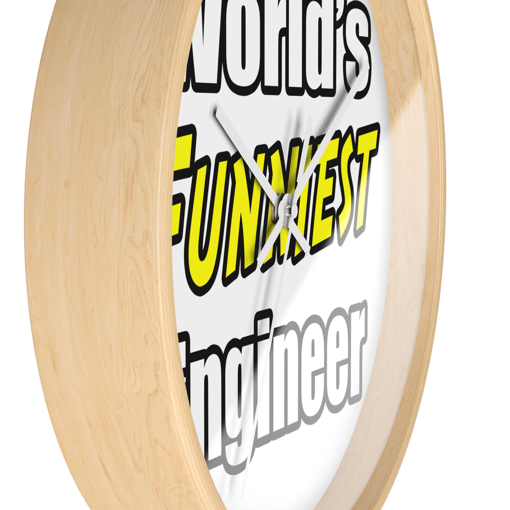 World's Funniest Engineer - Wall Clock