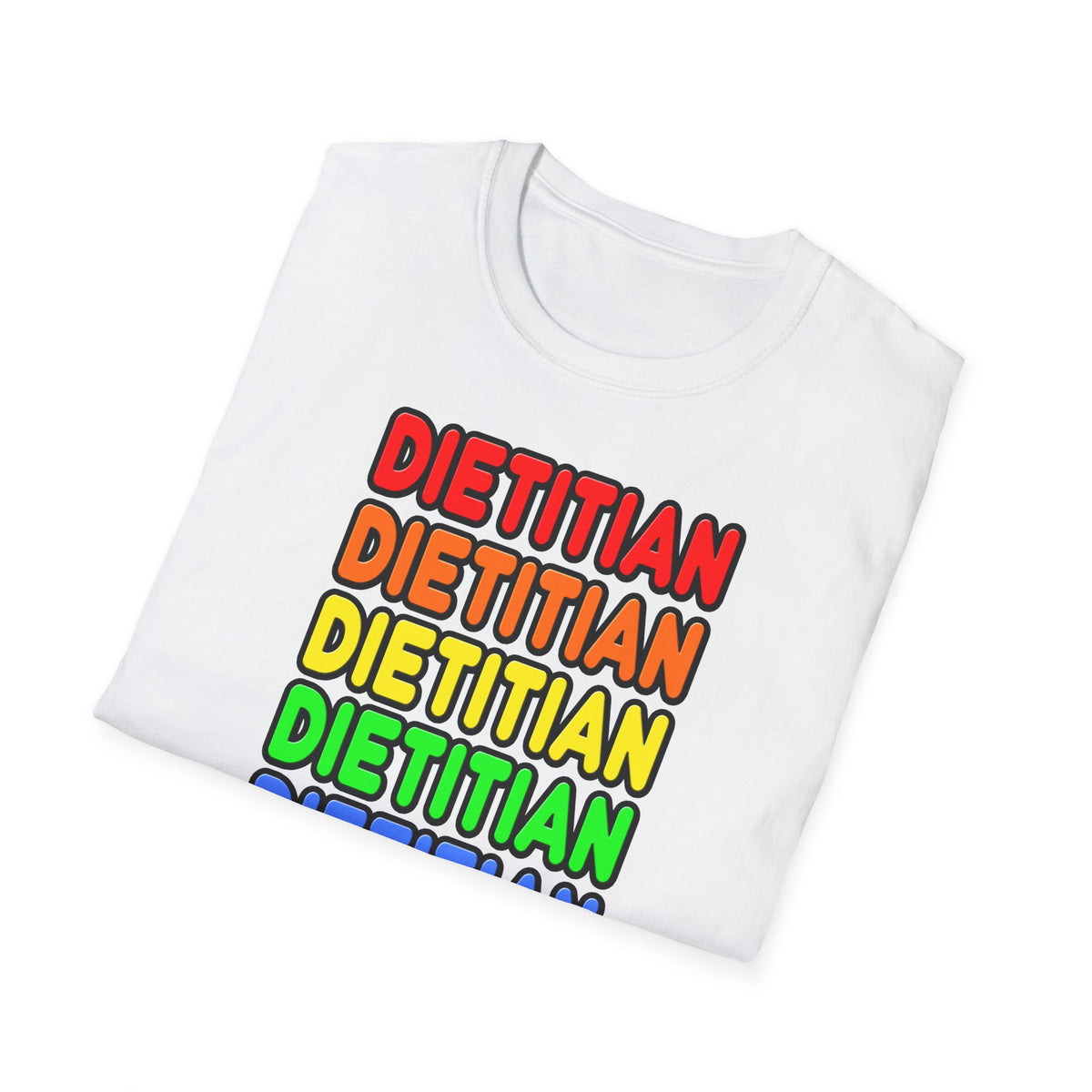 Rainbow Dietitian - Unisex Softstyle T-Shirt