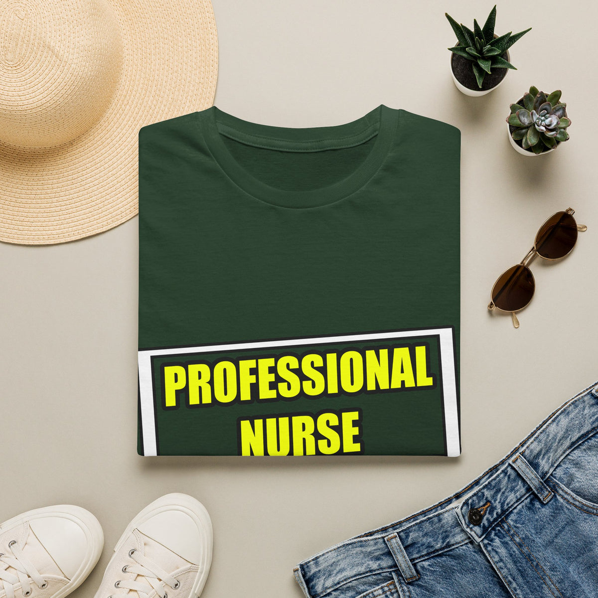 Professional Nurse...Don't Try This At Home - Unisex Softstyle T-Shirt