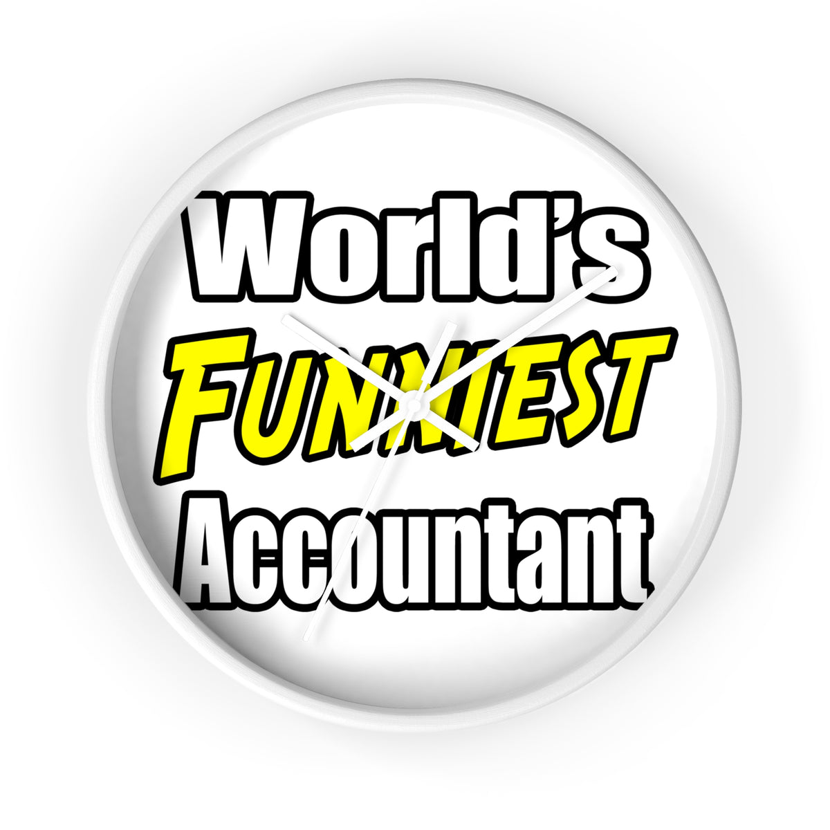 World's Funniest Accountant - Wall Clock