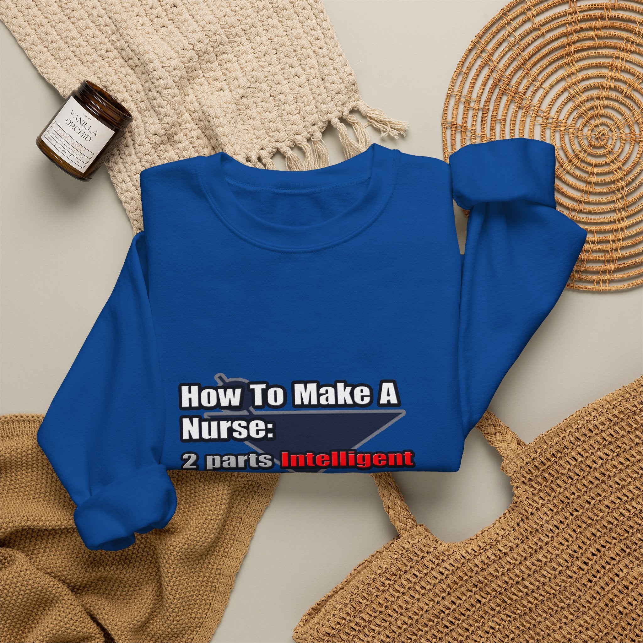 How To Make a Nurse - Unisex Heavy Blend™ Crewneck Sweatshirt