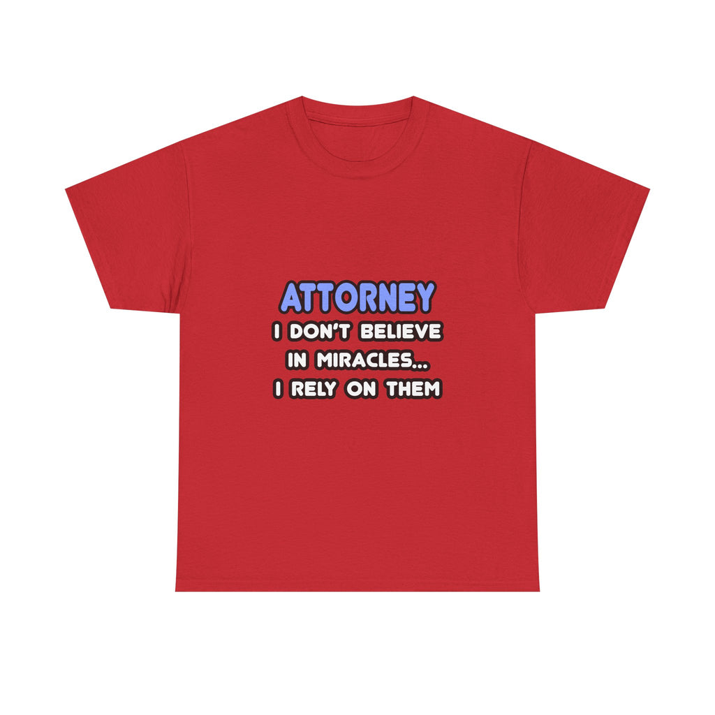 Miracles and Attorneys - Unisex Heavy Cotton Tee