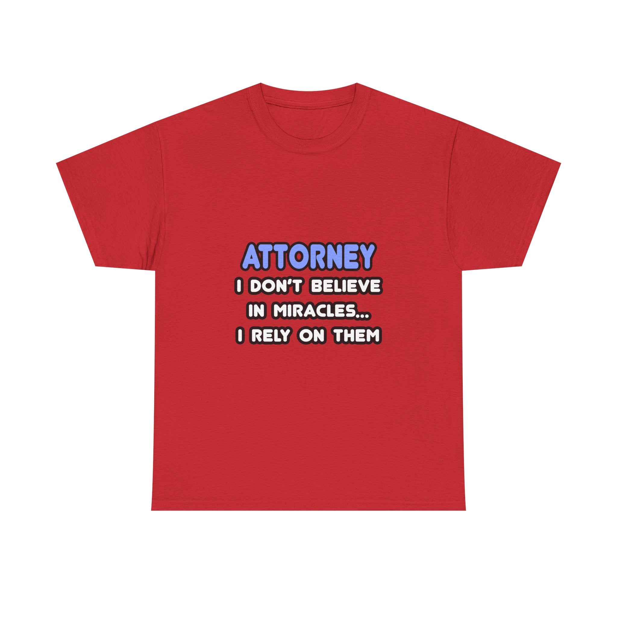 Miracles and Attorneys - Unisex Heavy Cotton Tee