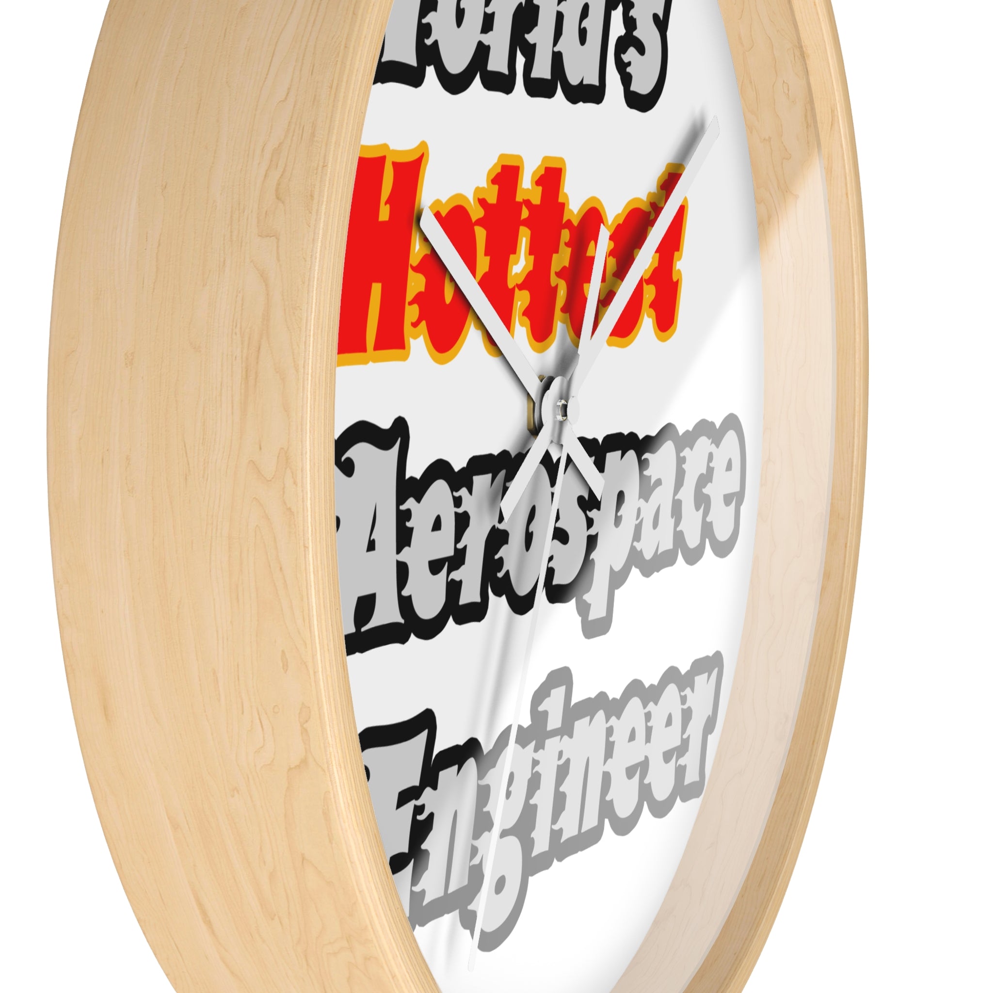 World's Hottest Aerospace Engineer - Wall Clock
