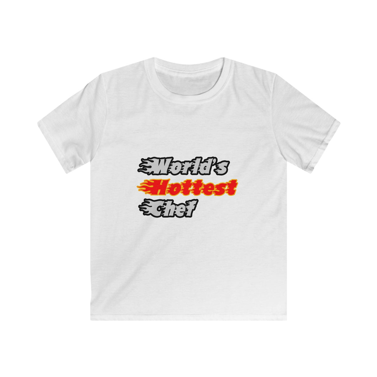 World's Hottest Chef - Kids Softstyle Tee