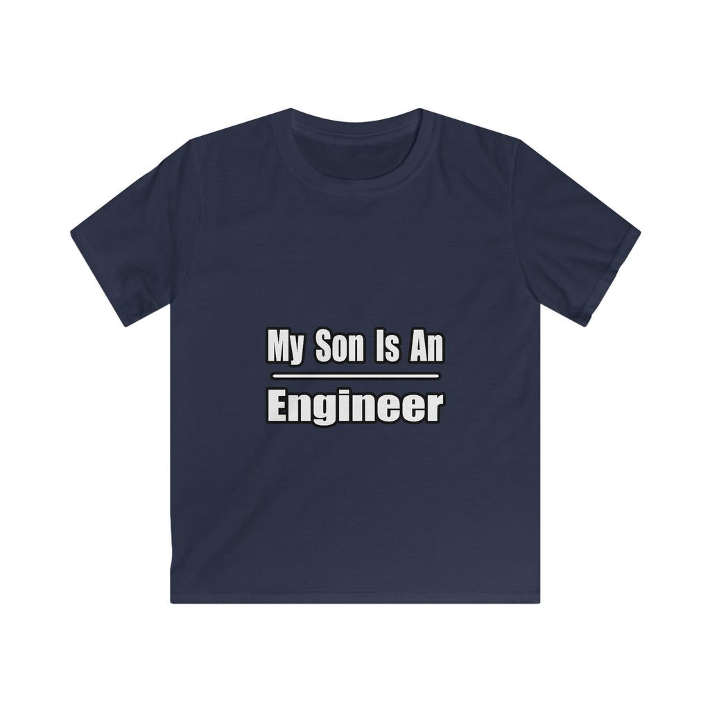 My Son Engineer - Kids Softstyle Tee