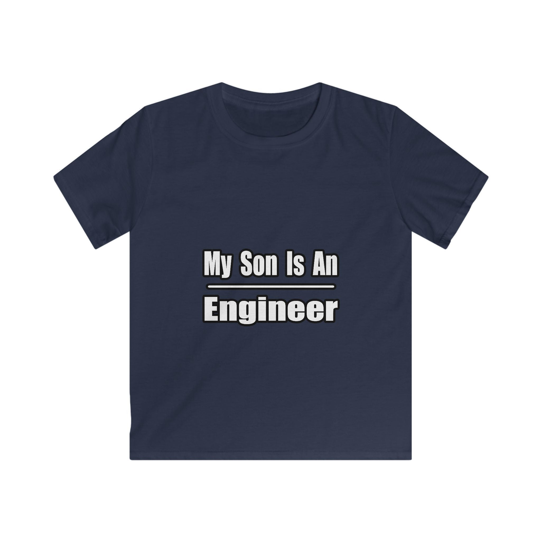My Son Engineer - Kids Softstyle Tee