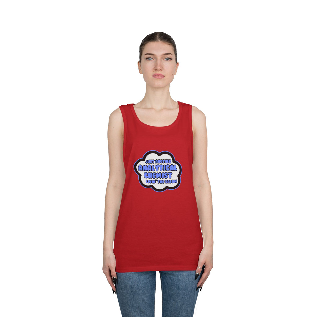 Analytical Chemist .. Livin' The Dream - Unisex Heavy Cotton Tank Top