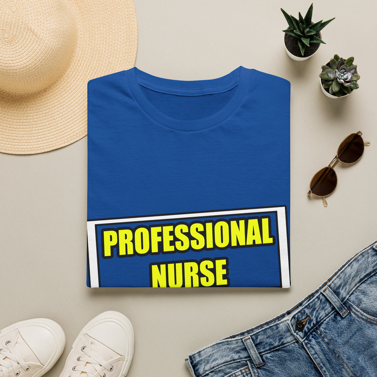 Professional Nurse...Don't Try This At Home - Unisex Softstyle T-Shirt