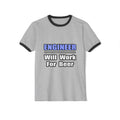 Engineer...Will Work For Beer - Unisex Cotton Ringer T-Shirt